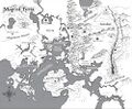 Mapa de Tyria de las novelas.