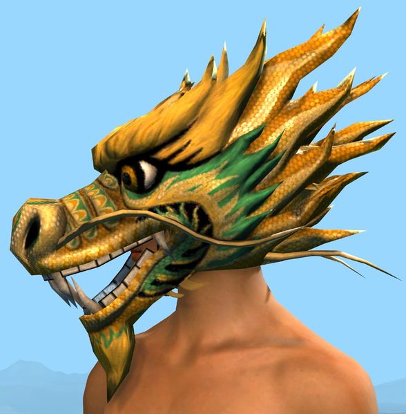 Archivo:Máscara de dragón (lado).jpg