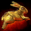 Archivo:Estatuilla de conejo dorada.png