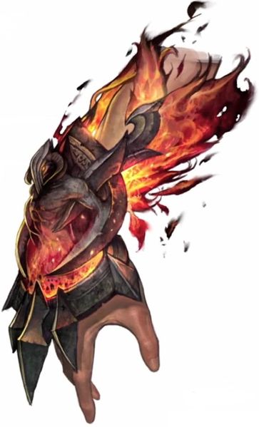 Archivo:Fire God's Vambraces concept art.jpg