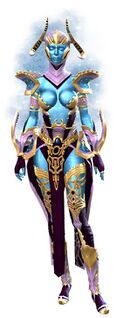 Armadura del zodiaco (ligera) humano femenino frente.jpg