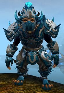 Armadura de kraken antigua charr masculino frente.jpg