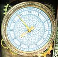 La esfera del reloj de la Torre del Reloj del Rey Loco.