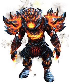 Armadura de fuego infernal (media) charr femenino frente.jpg