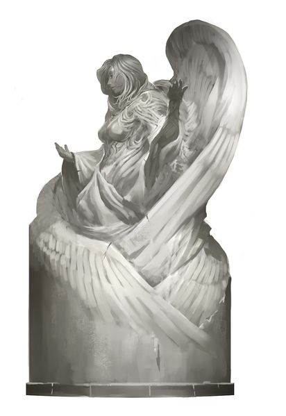 Archivo:Concepto art Estatua de la diosa Dwayna.jpg