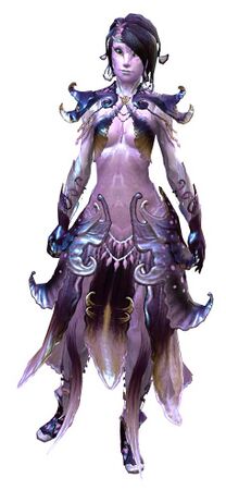 Armadura de antirrino sylvari femenino frente.jpg