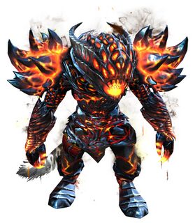 Armadura de fuego infernal (pesada) charr femenino frente.jpg